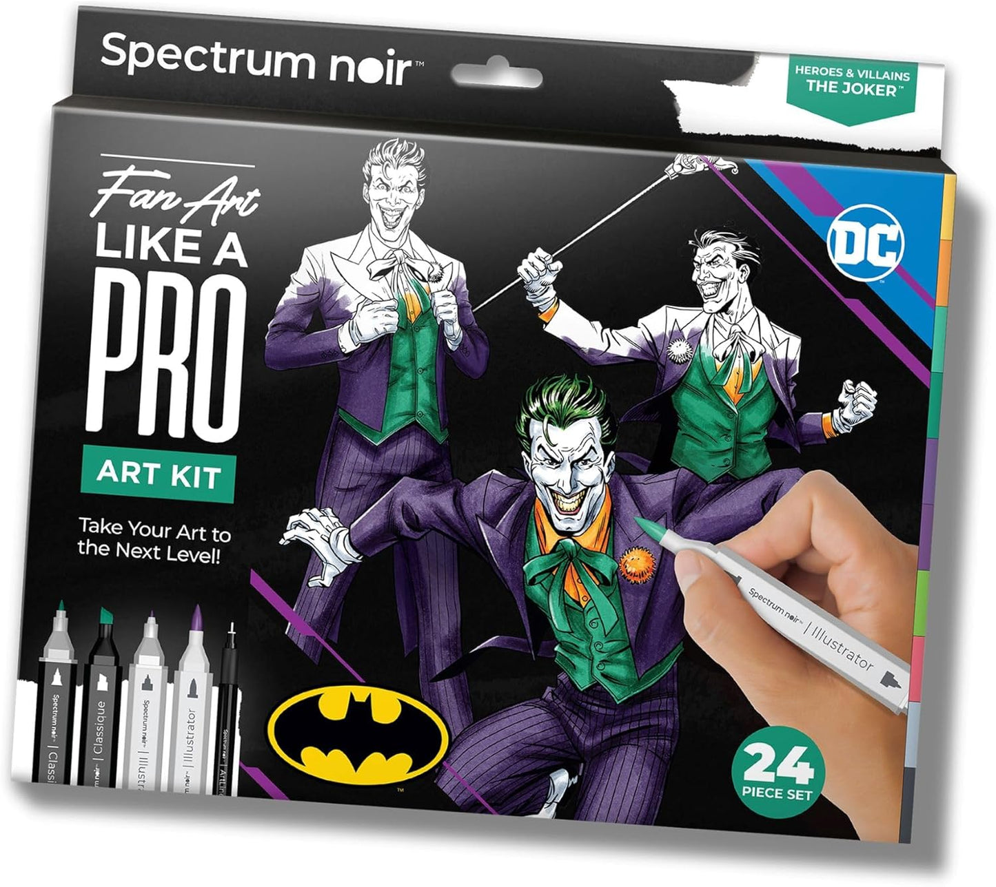 Kreativ Set Illustration Helden & Bösewichte Joker, Joker