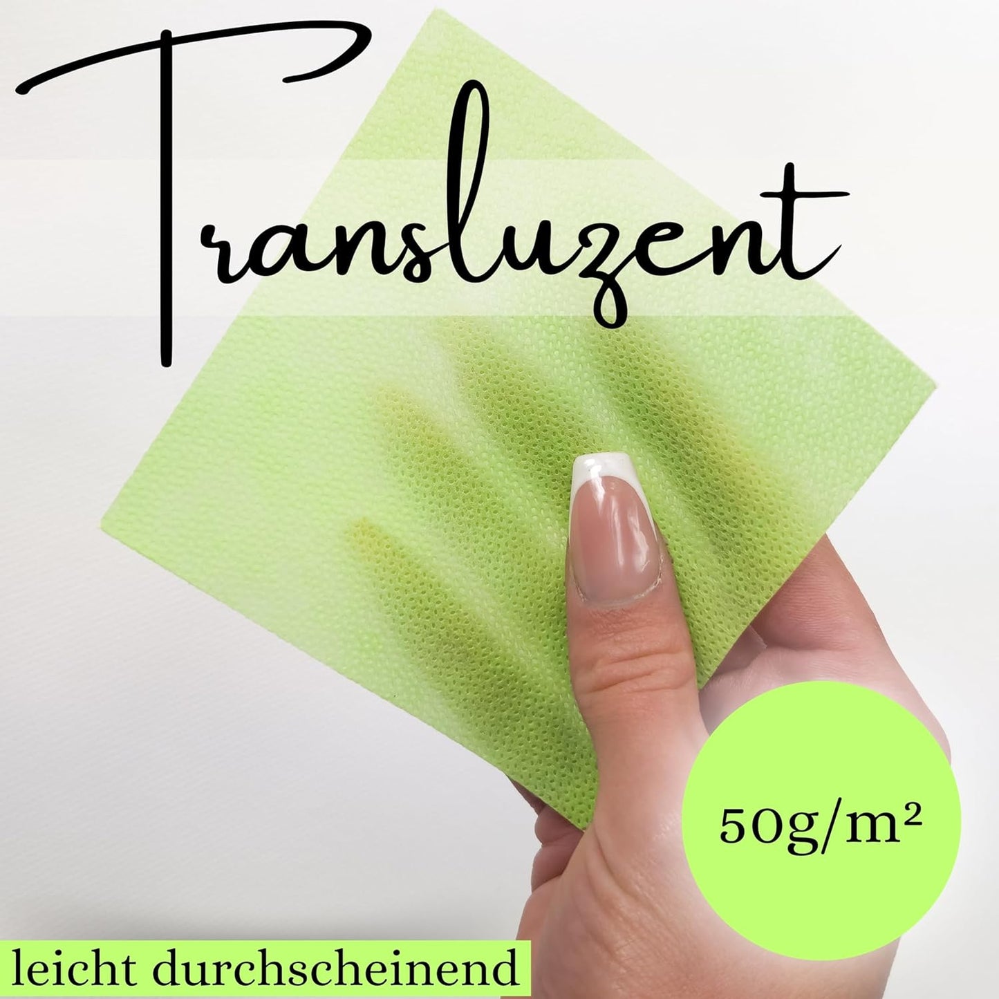 Zuschneidbare Tischdeckenrolle Light, Apfelgrün