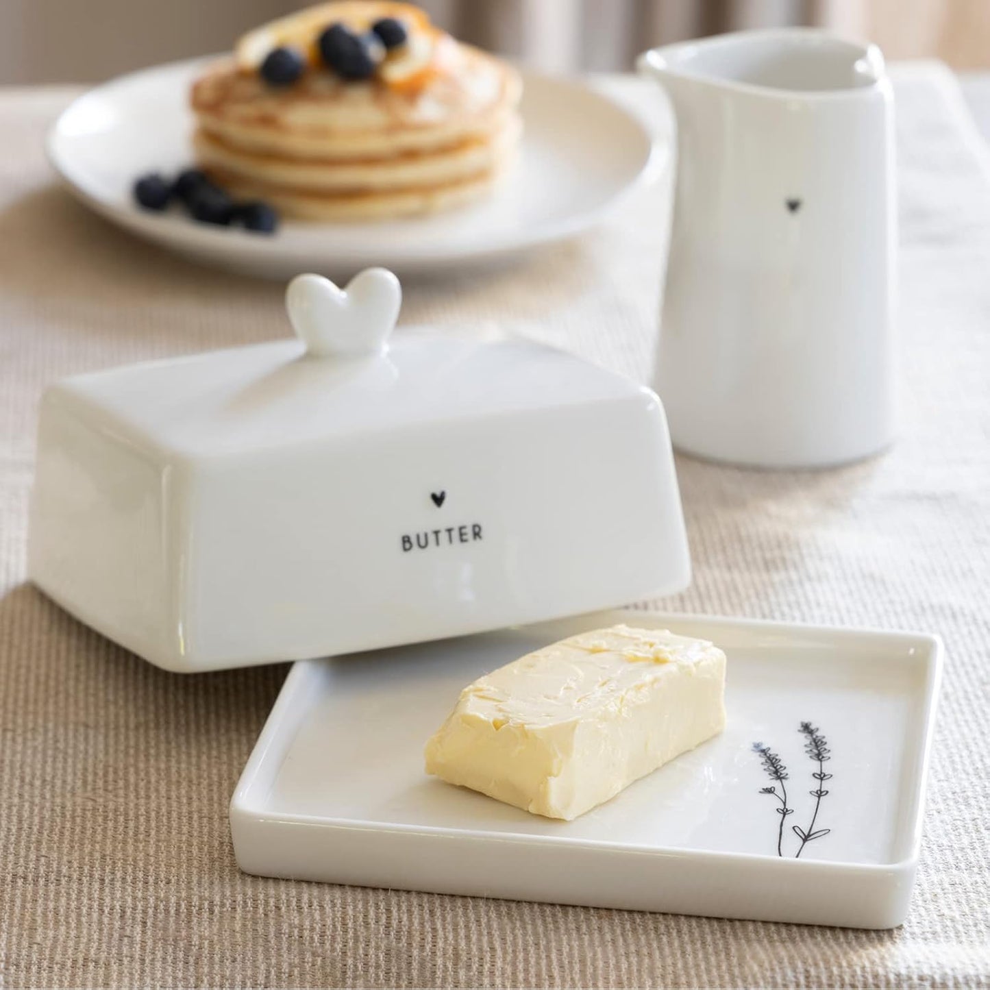 Keramik Butterdose