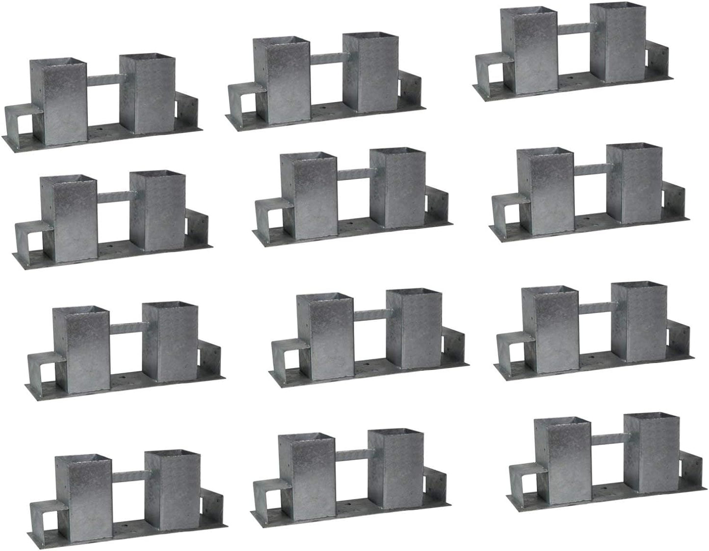 Holzstapelhilfe Set, 12 Stück