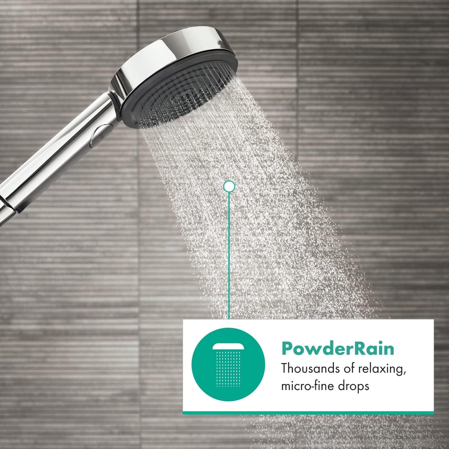 Pulsify Select S 105 Relaxation, Chrom 3 Spray Patterns mit PowderRain und Massagestrahl