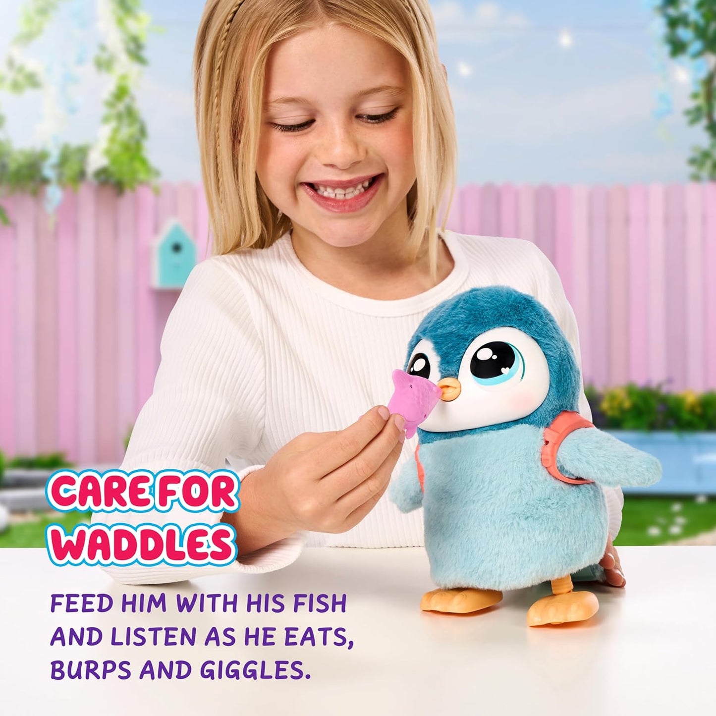 Interaktiver Lauf-Pinguin "Waddles" mit Geräuschen, Waddles