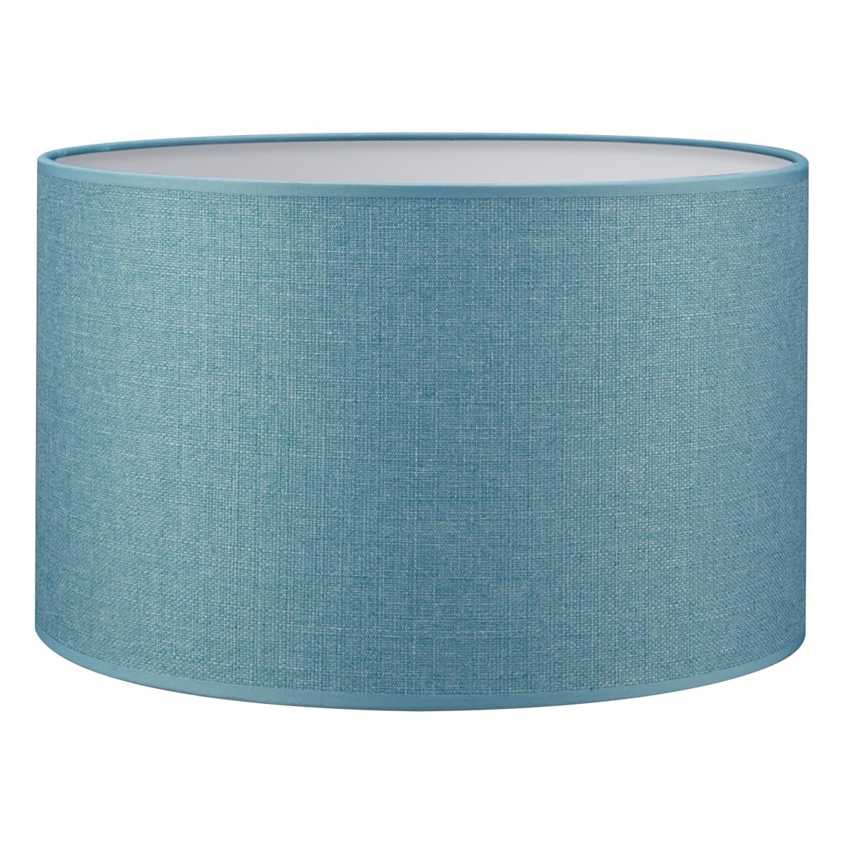 Moderner Zylinder-Lampenschirm für E27-Fassung, Blau 35cm durchmesser 21cm höhe