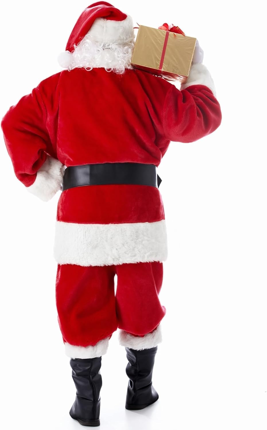 11-teiliges Weihnachtsmann Kostüm, XXL