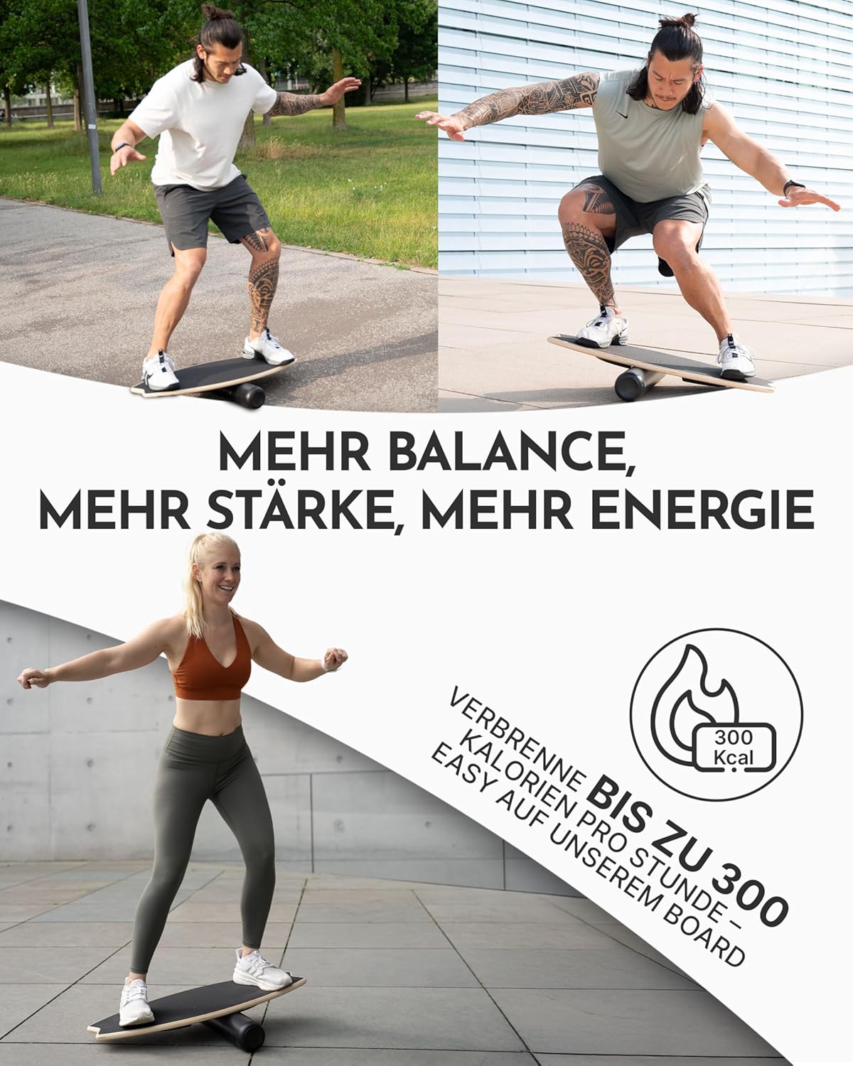 Balance Board, Surf Balance Board schwarz