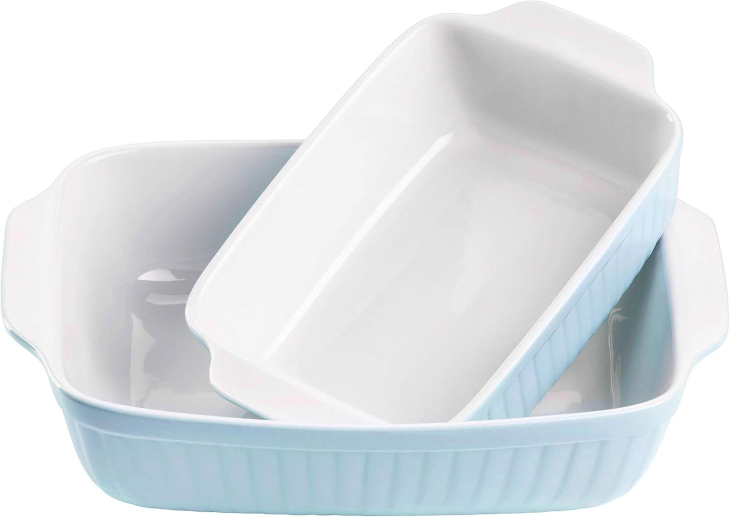 Auflaufform-Set Kitchen Time, Auflaufform eckig 2er-Set Blau