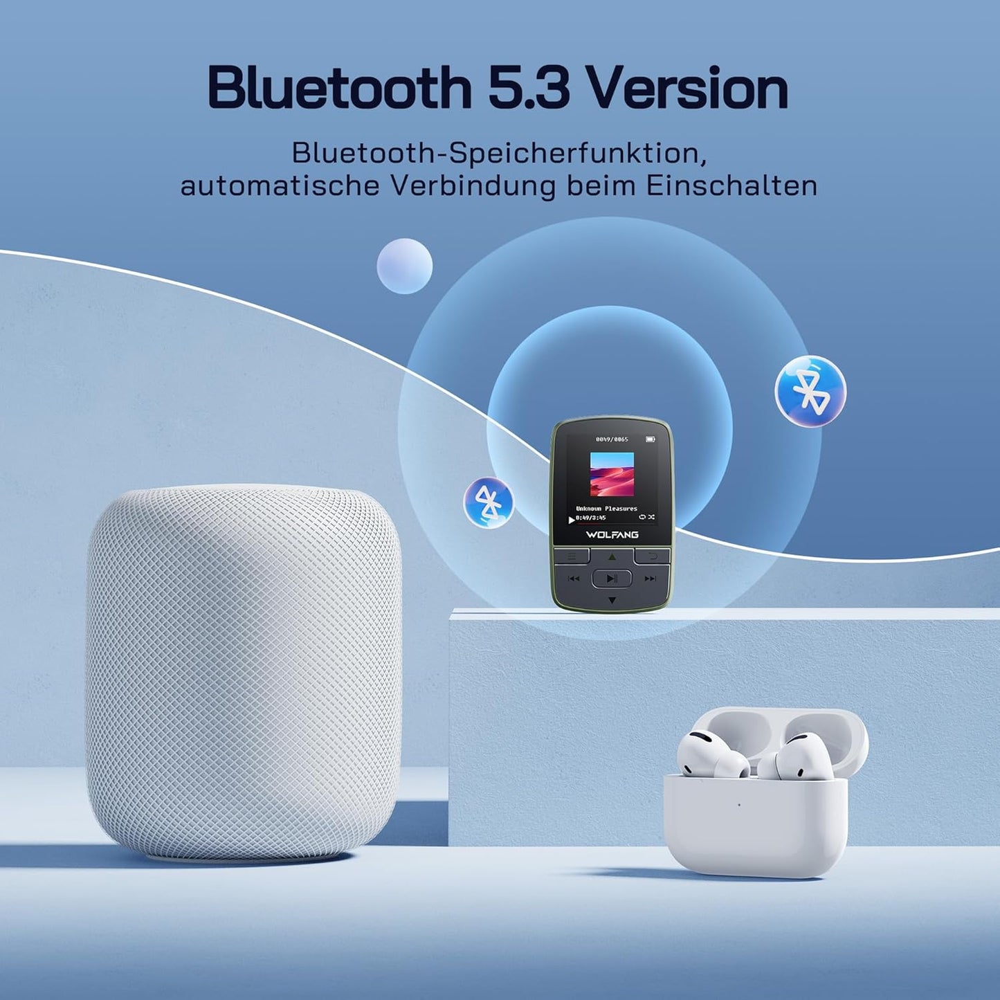 MP3-Player mit Sportclip