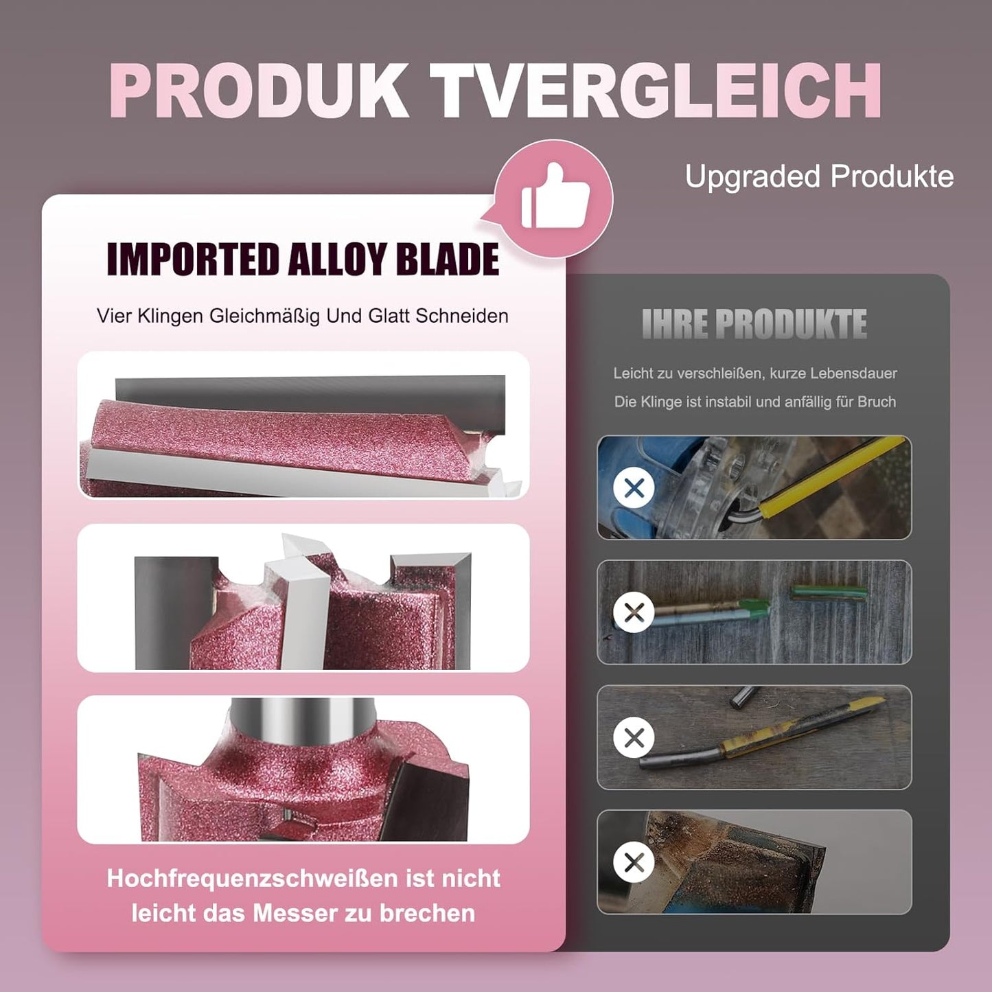 4-Klingen Bodenfräser, Ø:30mm L:20mm(Bodenreinigung Fräser)