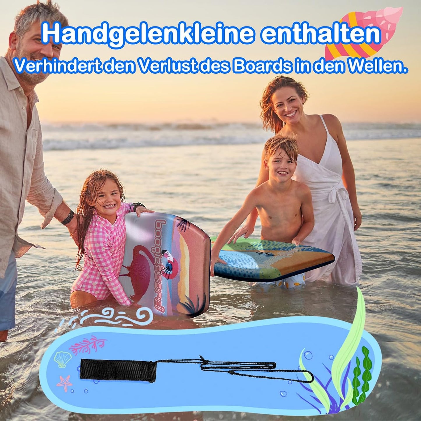 2er-Set Bodyboard, FLAMCURVE
