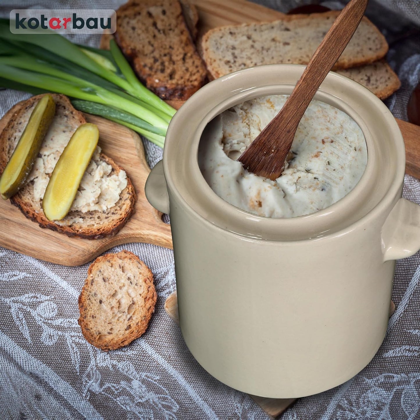 Sauerkrauttopf, 5 L Weiss