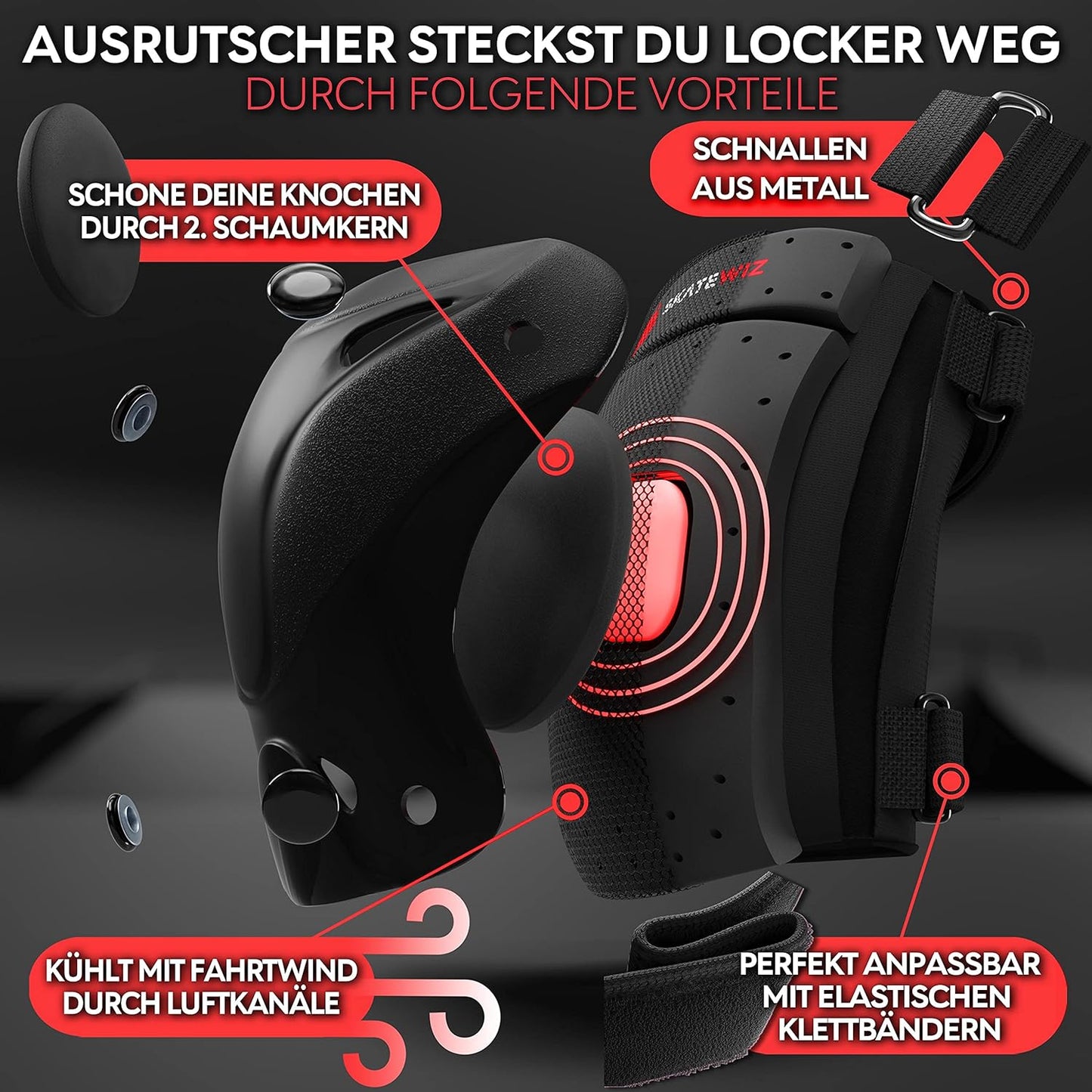 Schützer Set, Schwarz - Neues Modell S