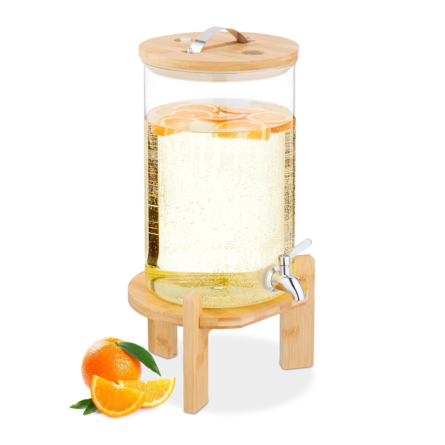 Getränkespender mit Ständer & Thermometer, 8 Liter