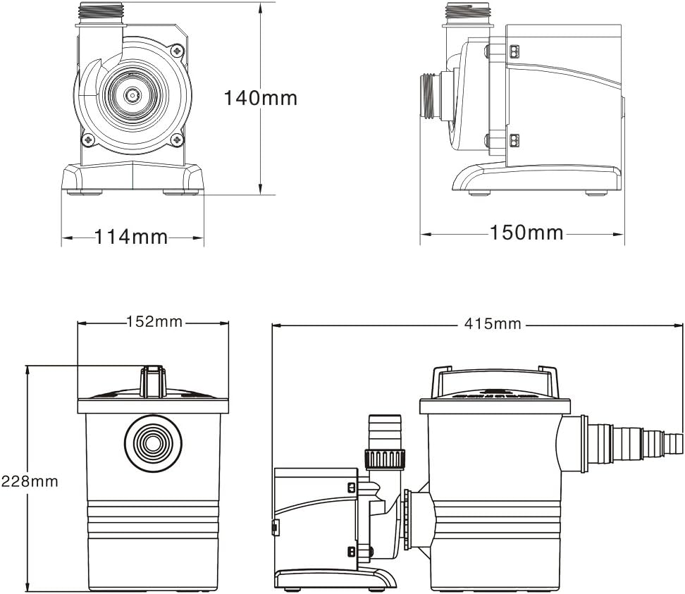 CPP-8000F Poolpumpe