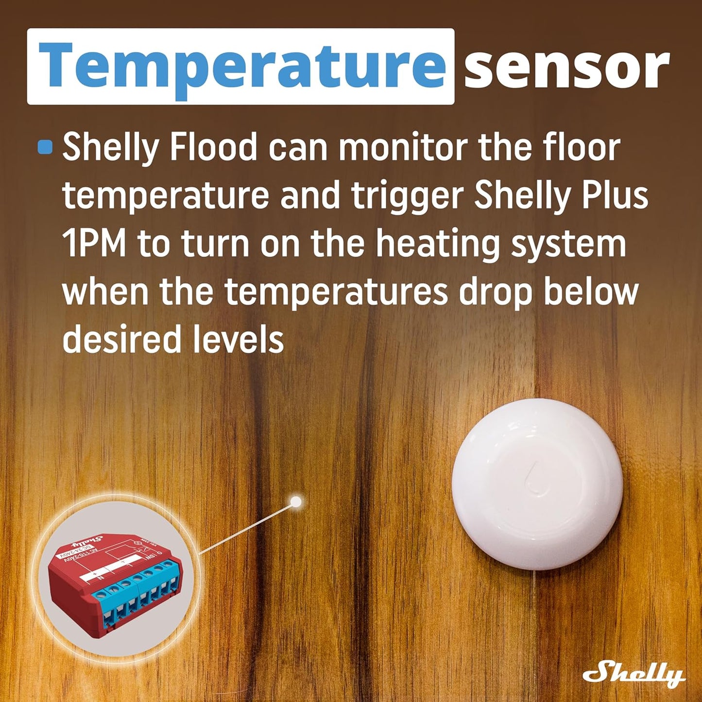 Flood WiFi-Flood & Temperatur Sensor, Single