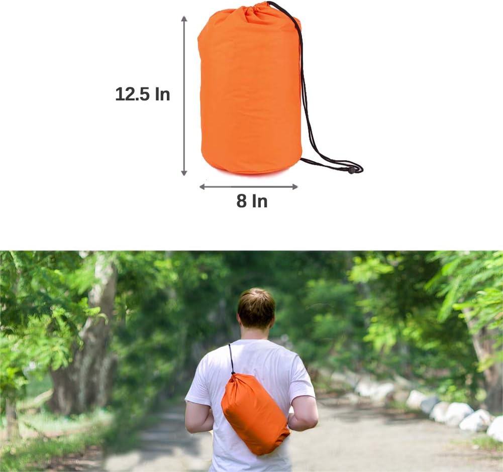 Wasserdichte Hundematte für Outdoor-Reisen, Orange/Grau