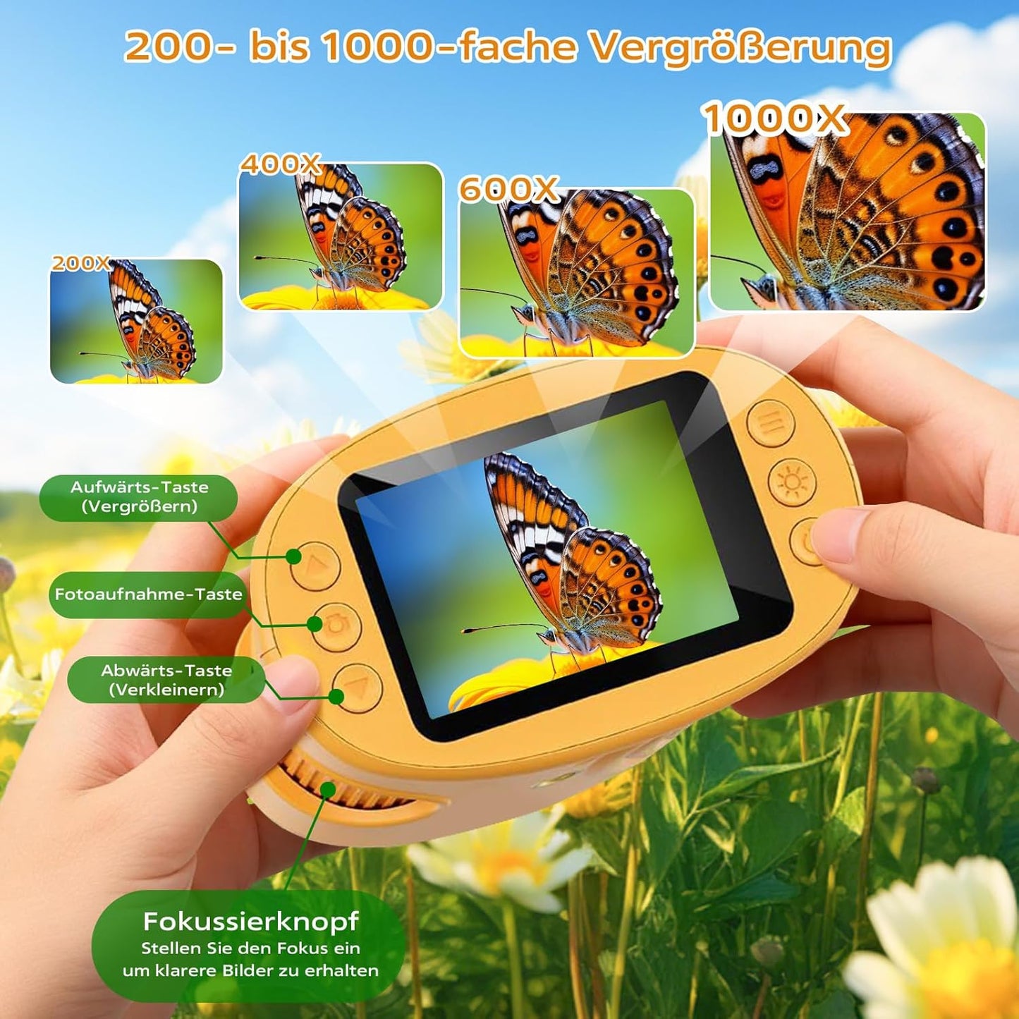 Digitales Mikroskop für Kinder