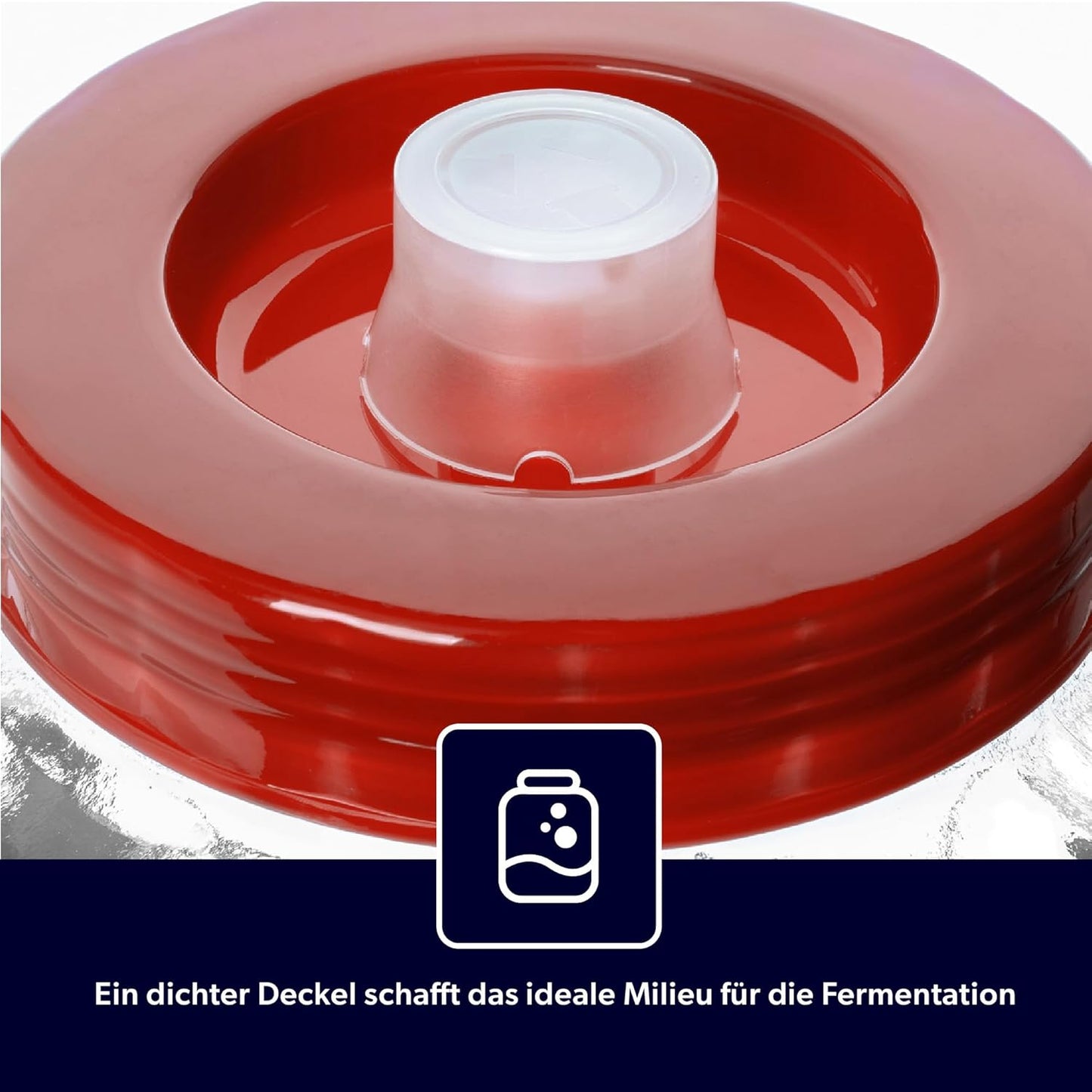 Gärbehälter mit Kunststoffdeckel, 5L
