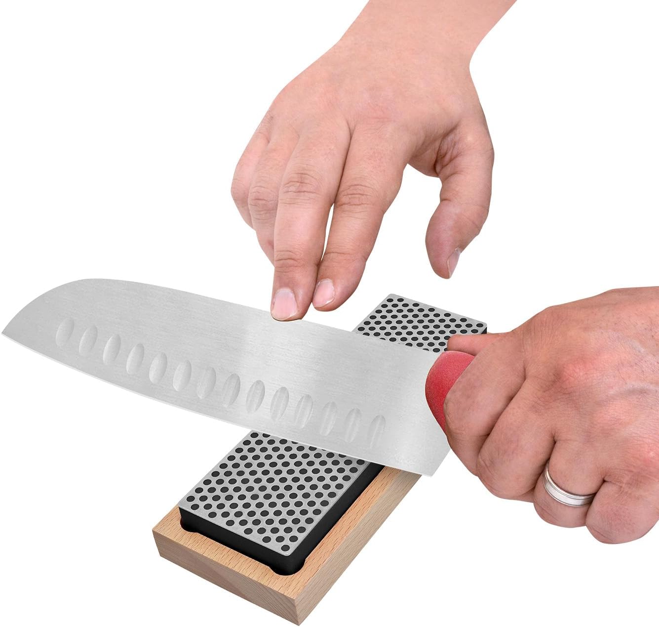 Diamant-Schleifstein in Holzbox, extra-grob, 15.2 cm / 6 Zoll - Extra-Grob