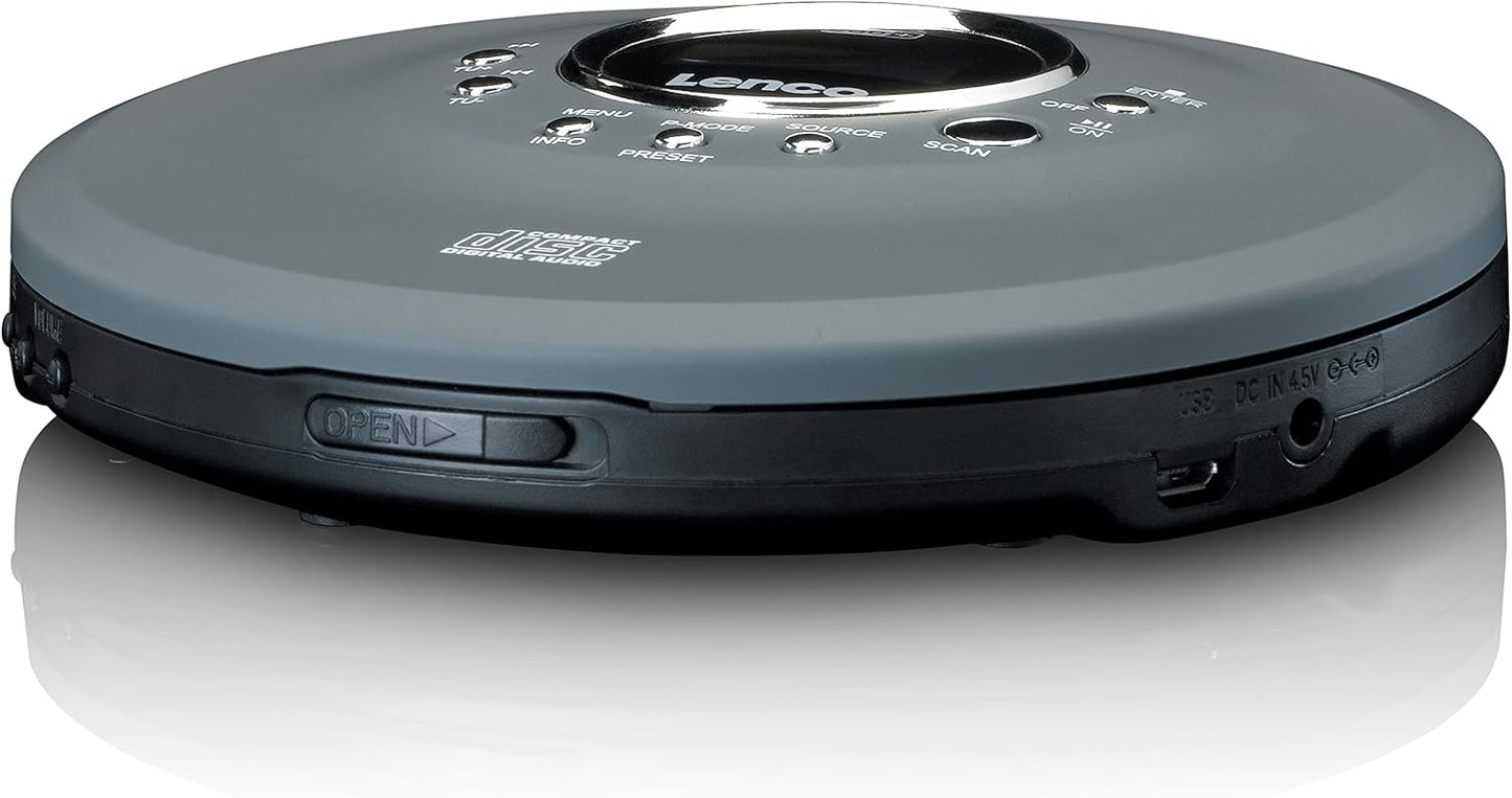 CD-400GY, Mit DAB+ und Akku Grau