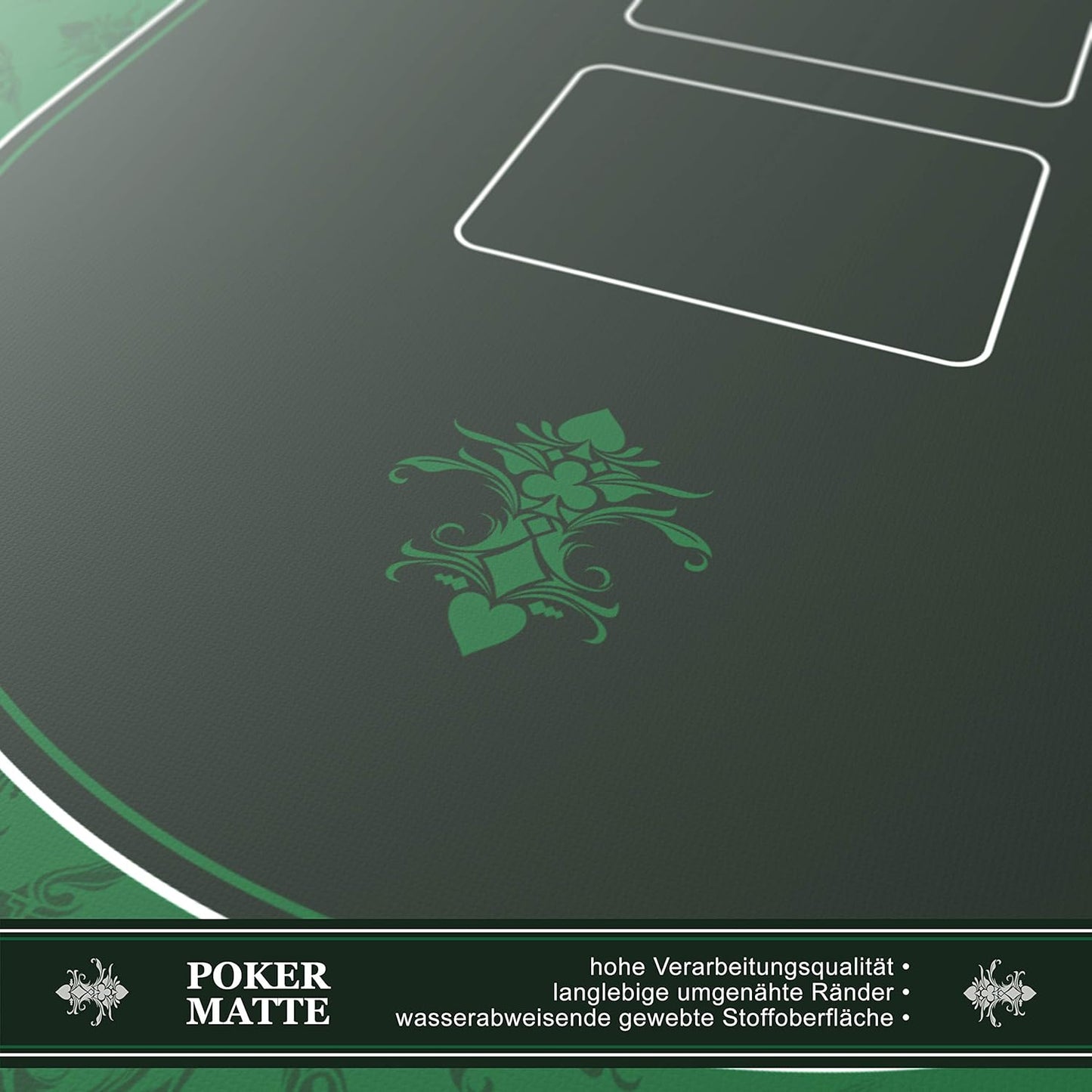 XXL Deluxe Pokermatte, 1 - Green Round