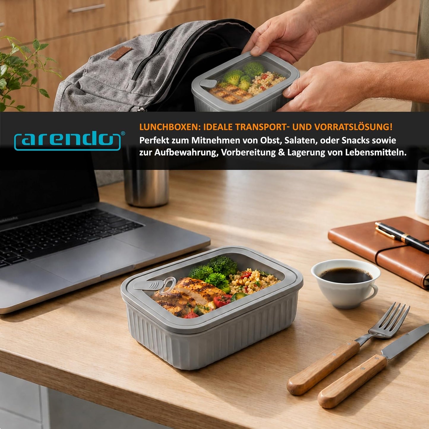 Lunchbox Set mit Deckel