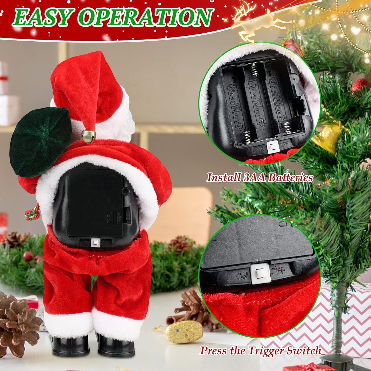 Elektrischer Weihnachtsmann