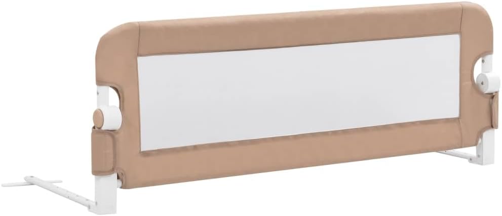 Bettschutzgitter für Kinderbett, 120 x 42 cm Braun
