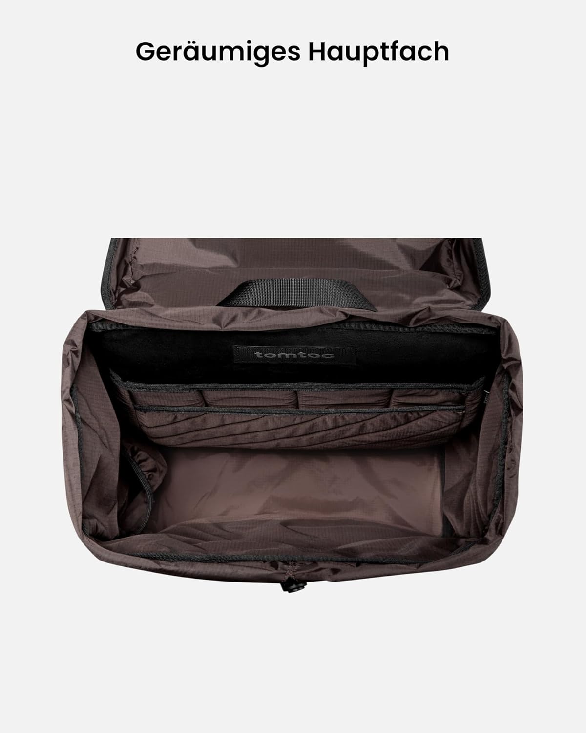 Wasserabweisender Laptop-Rucksack, Schwarz