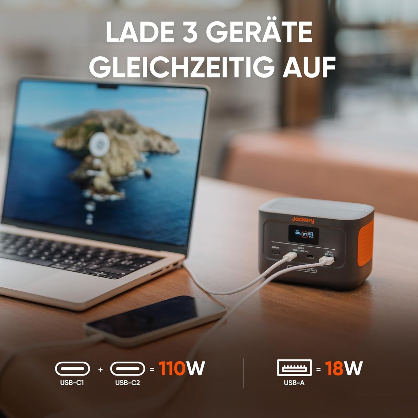 Tragbare Powerstation Explorer 100 Plus, E100 plus