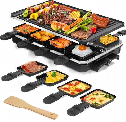 2-in-1 Raclette Grill