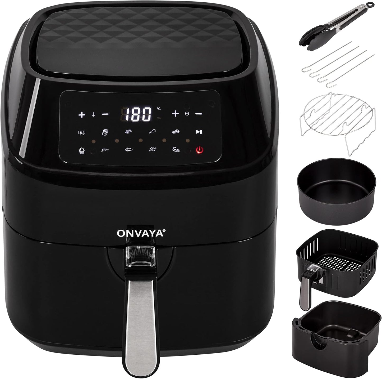 Airfryer XXL Heissluftfritteuse mit 10 Programmen