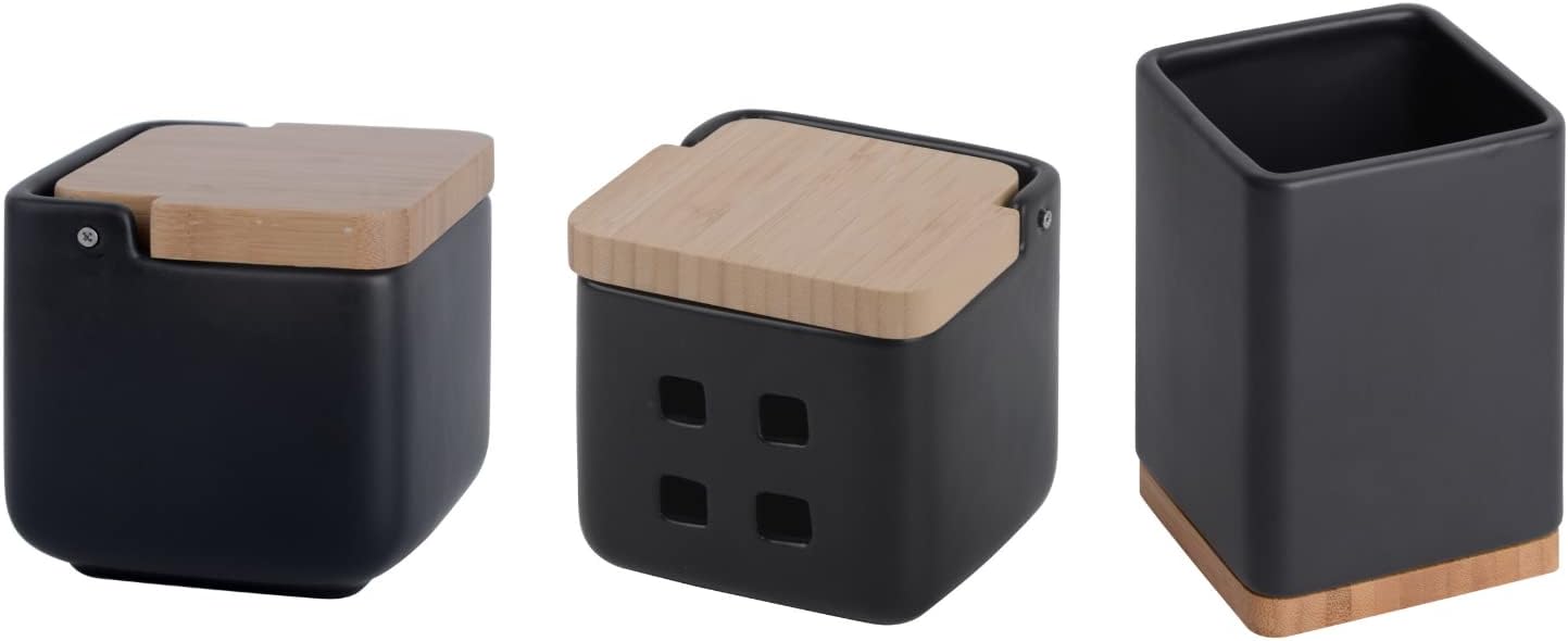 Küchen Organizer Set, Set 3 Schwarz