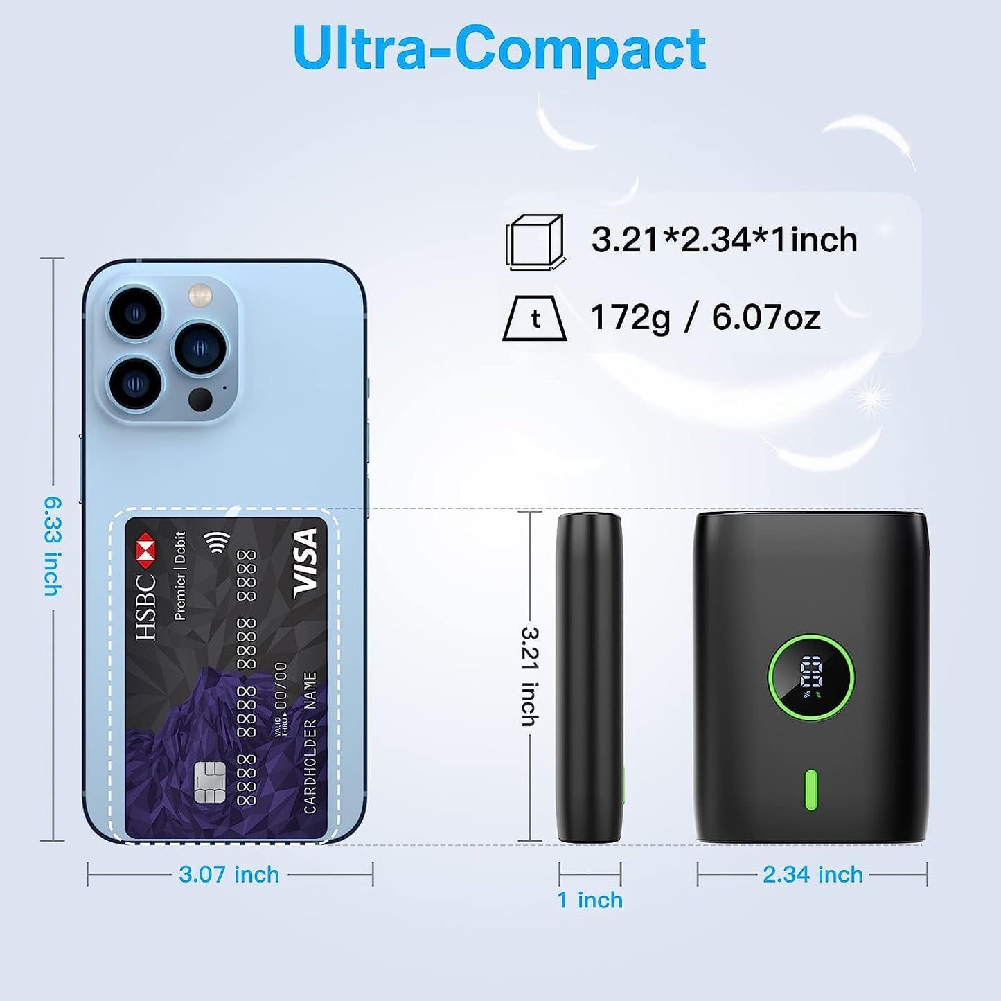 Powerbank, Grün