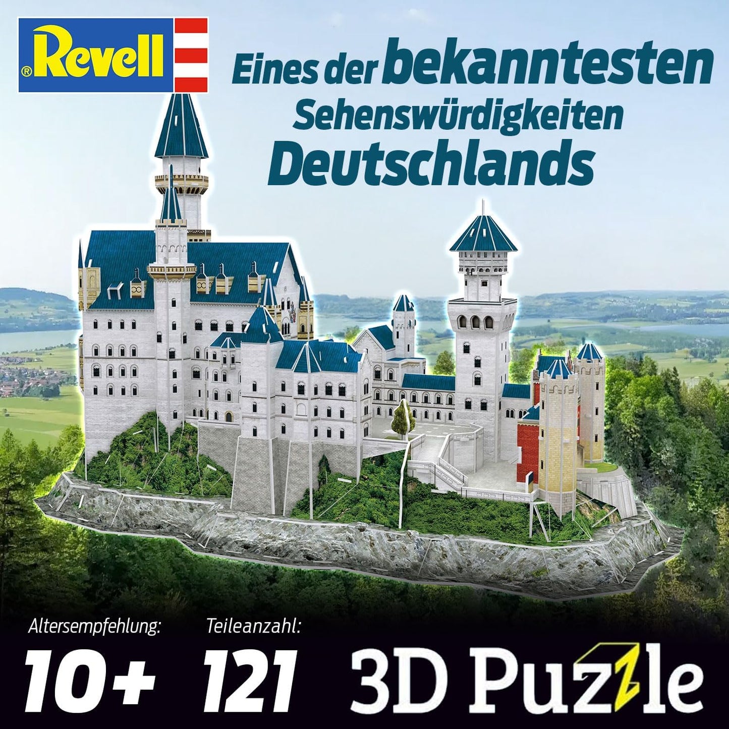 3D Puzzle Schloss Neuschwanstein (121 Teile), Burgen Neuschwanstein