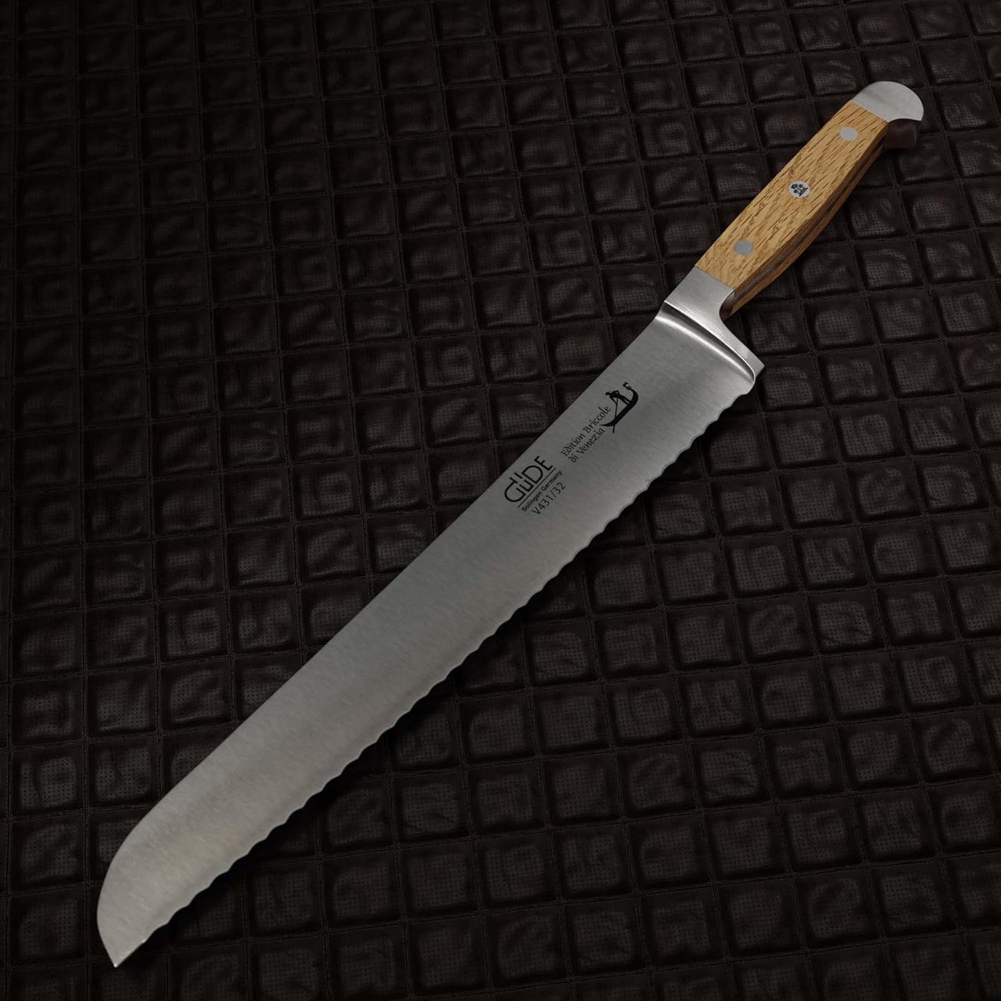 Brotmesser Venezia, geschmiedet, Doppelkropf, 32 cm Venezia