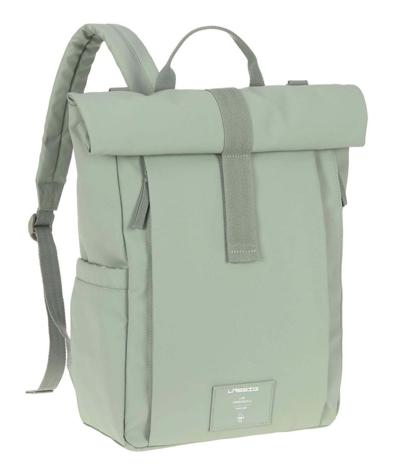 Wickelrucksack Rolltop Up, Silver Green
