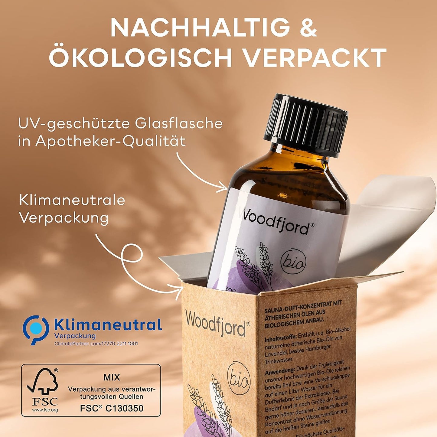 Saunaaufguss Lavendel, Lavendel (Bio) 1er Verpackung
