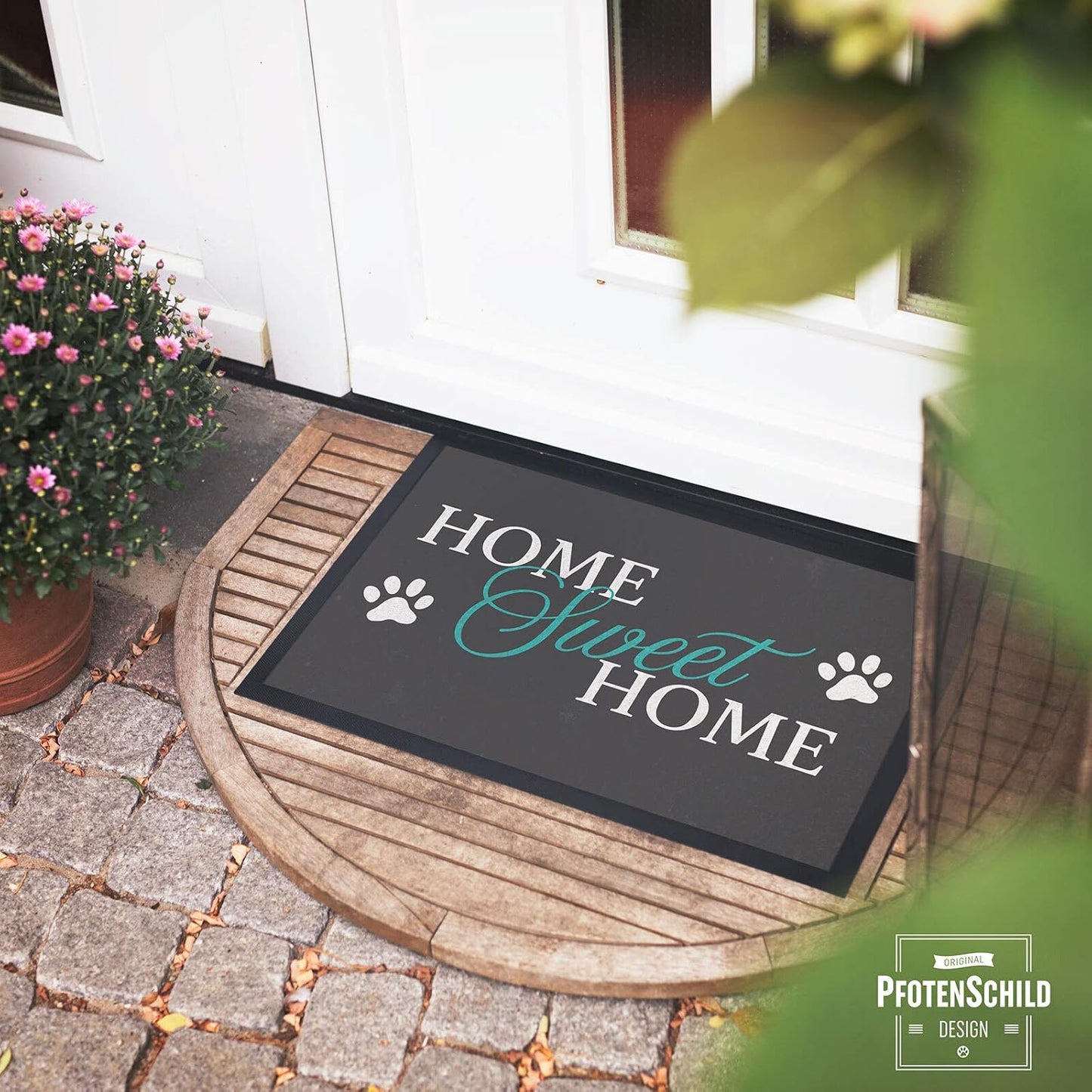 Fussmatte mit Spruch "Home Sweet Home" (75x50 cm), 75 x 50 cm