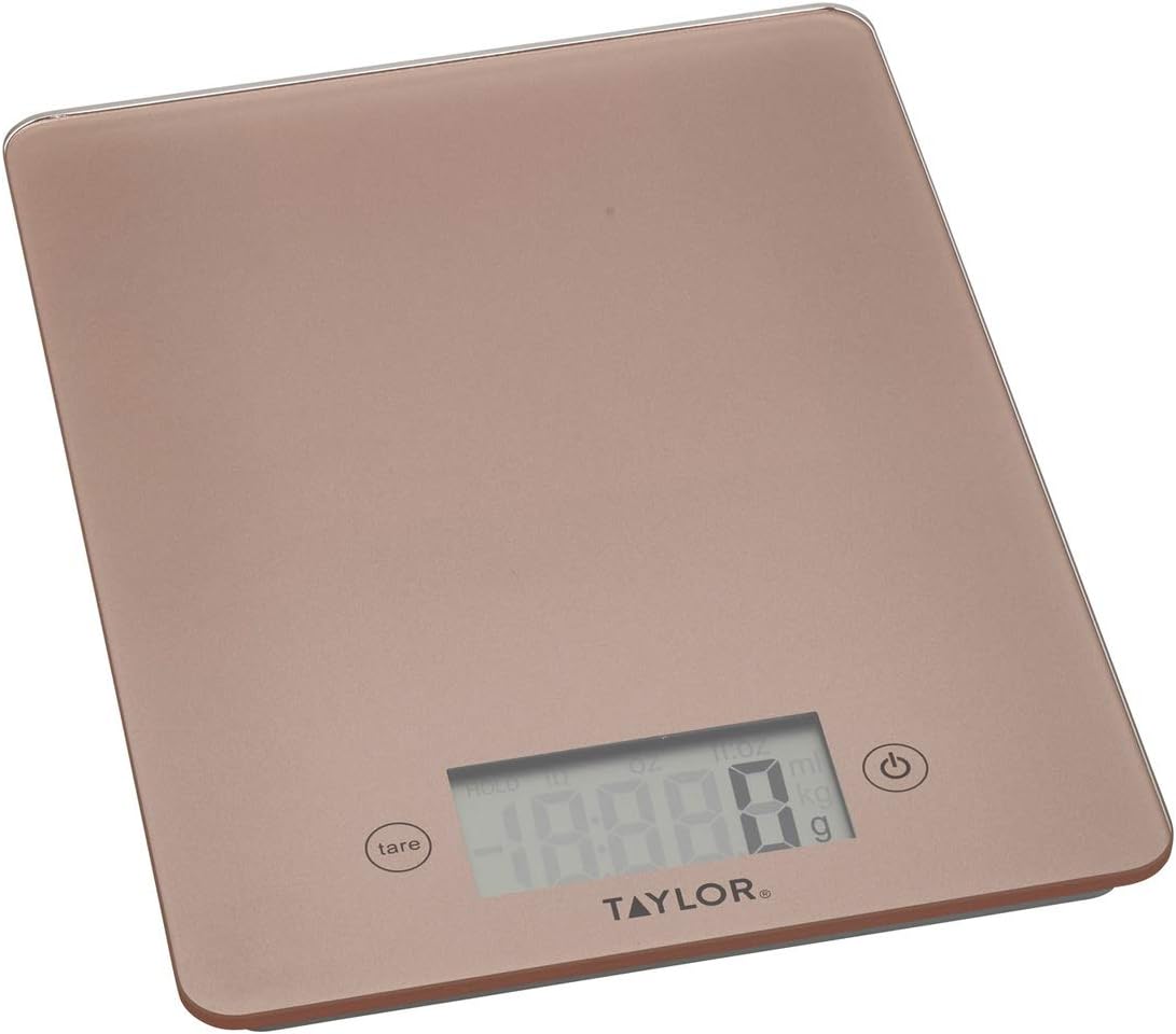 Digitale Küchenwaage mit Tara-Funktion, Roségold-effekt