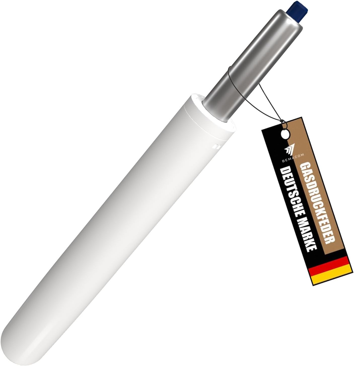 Gasdruckfeder für Bürostuhl, 565 mm Gesamtlänge Weiss