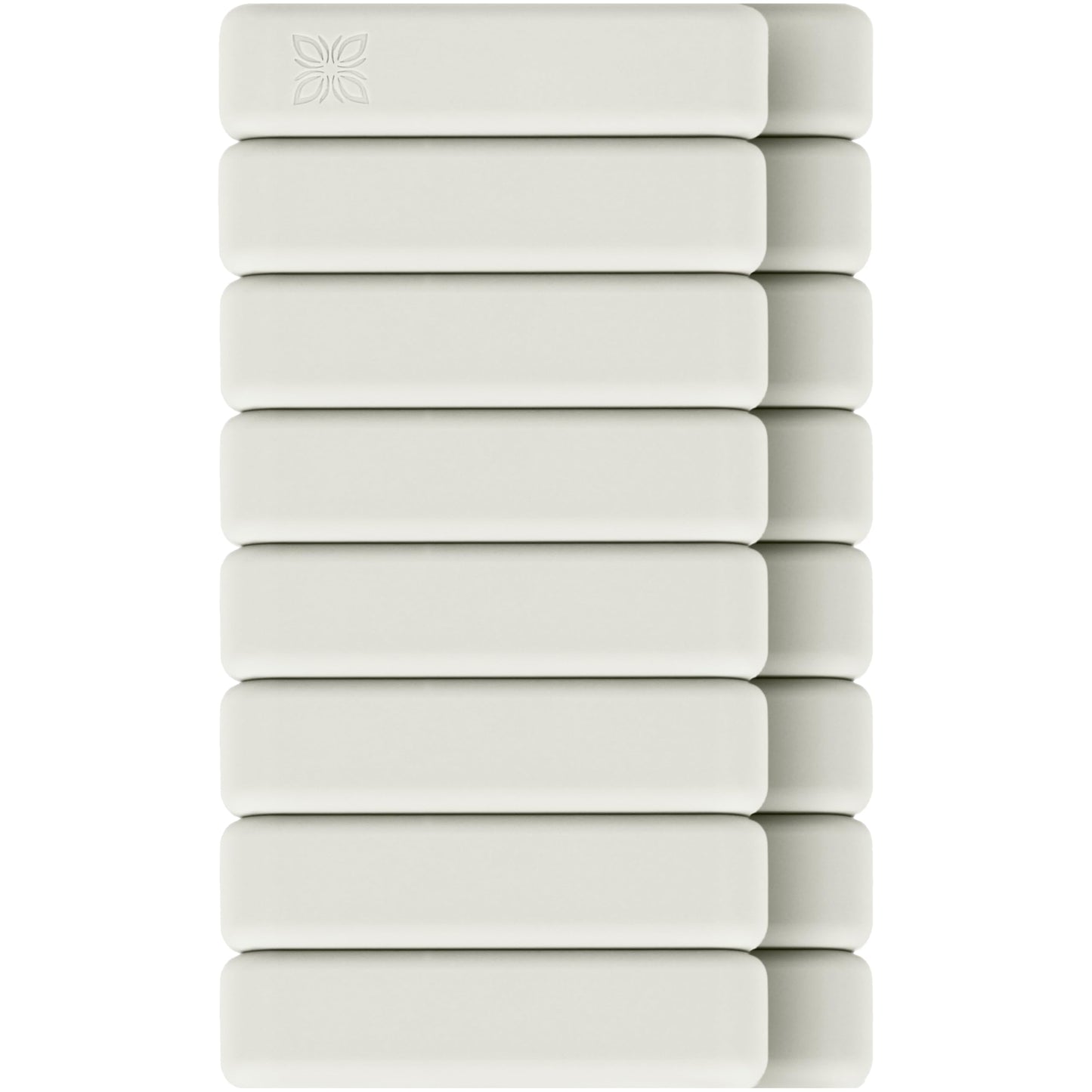 Gewichtsmanschetten aus Silikon, 2 KG (2X1 KG) MILKY MARSHMALLOW