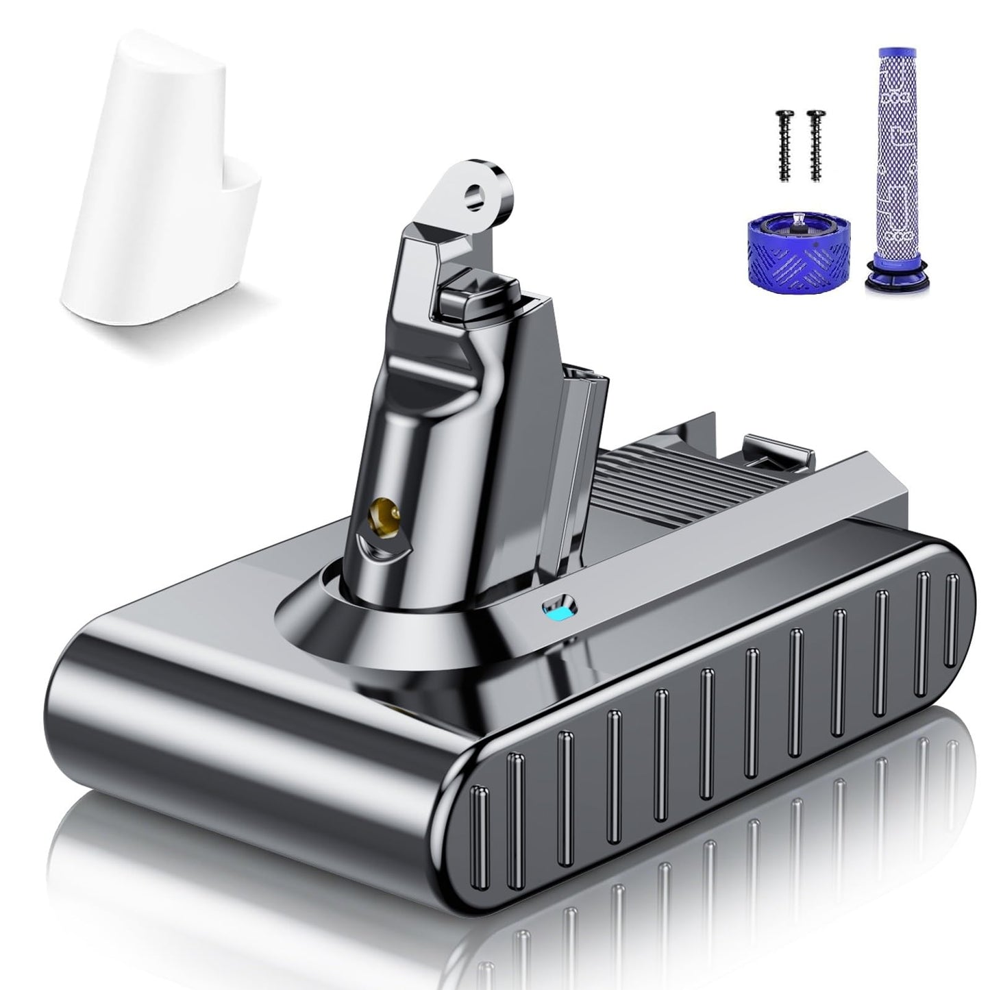Ersatzakku für Dyson V6 Staubsauger (inkl. Zubehör), V6