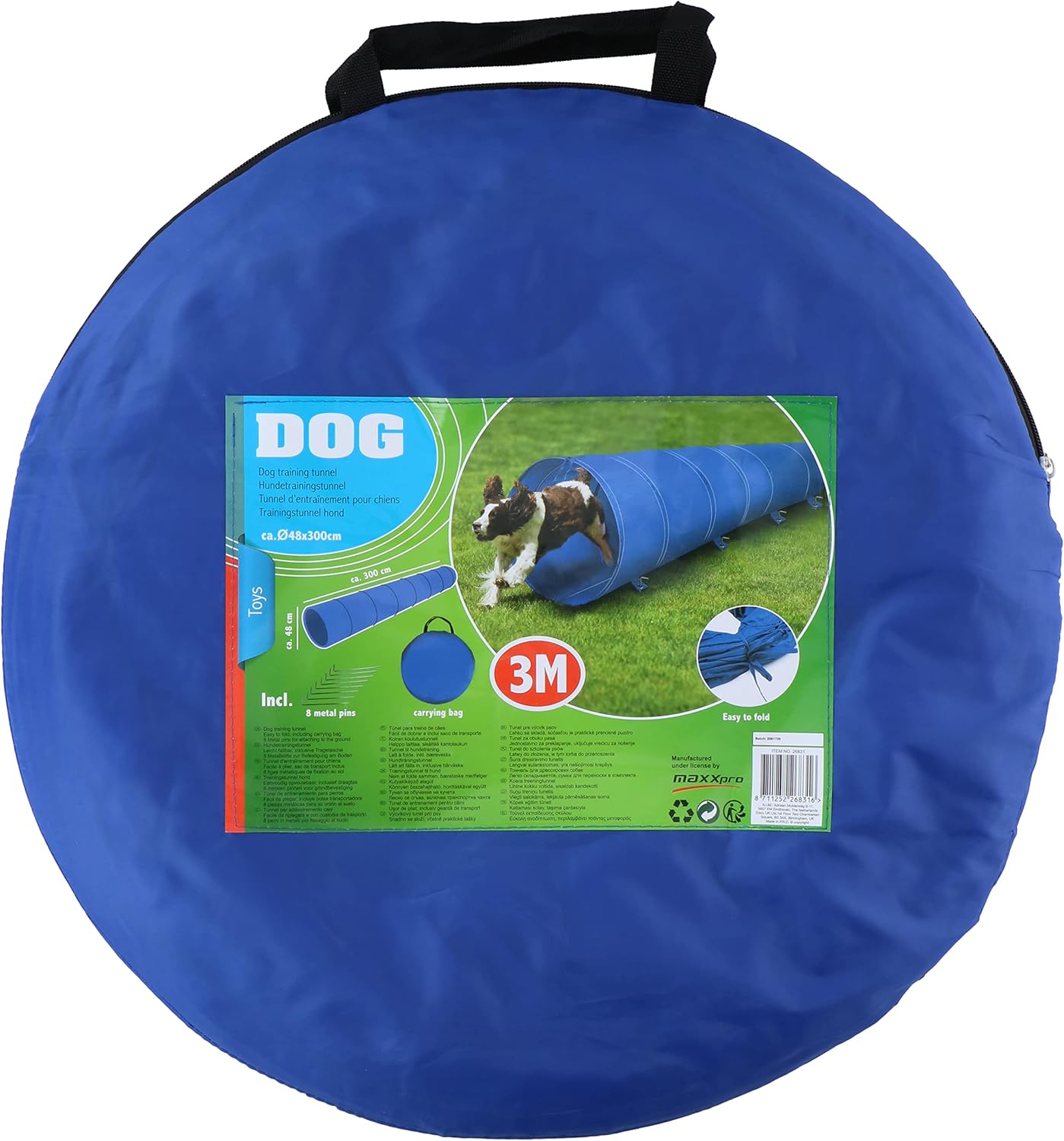 Hundetunnel, 3M, faltbar