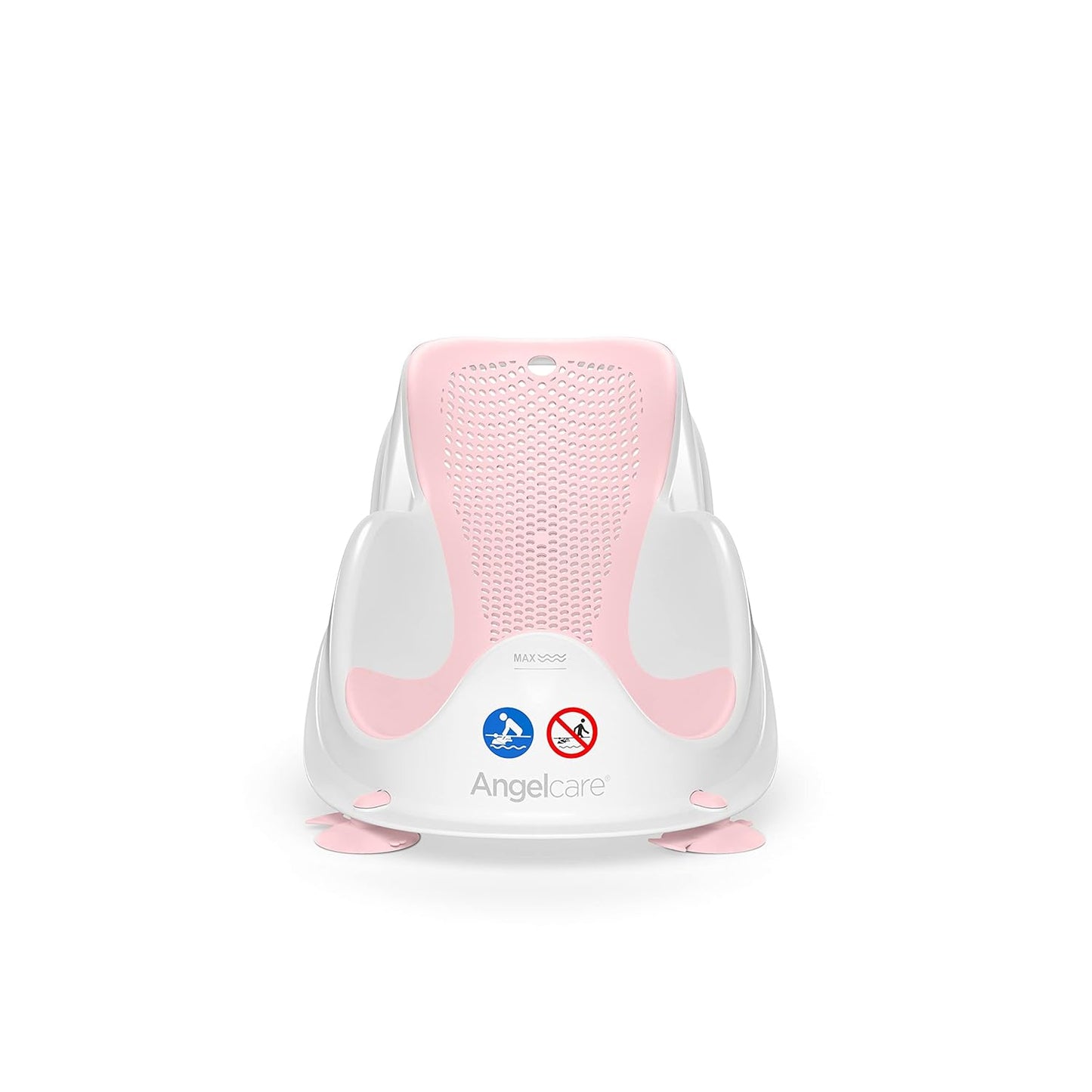 Ergonomischer Badesitz für Baby-Badewanne, Light Pink Single