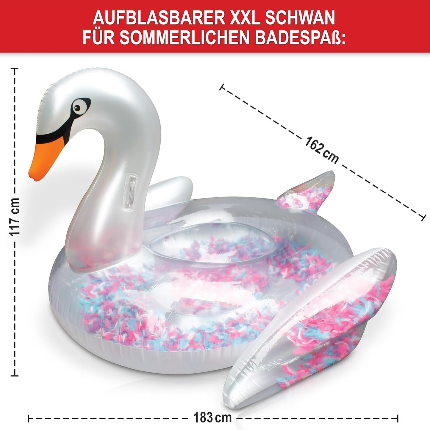 Schwimmtier Schwan