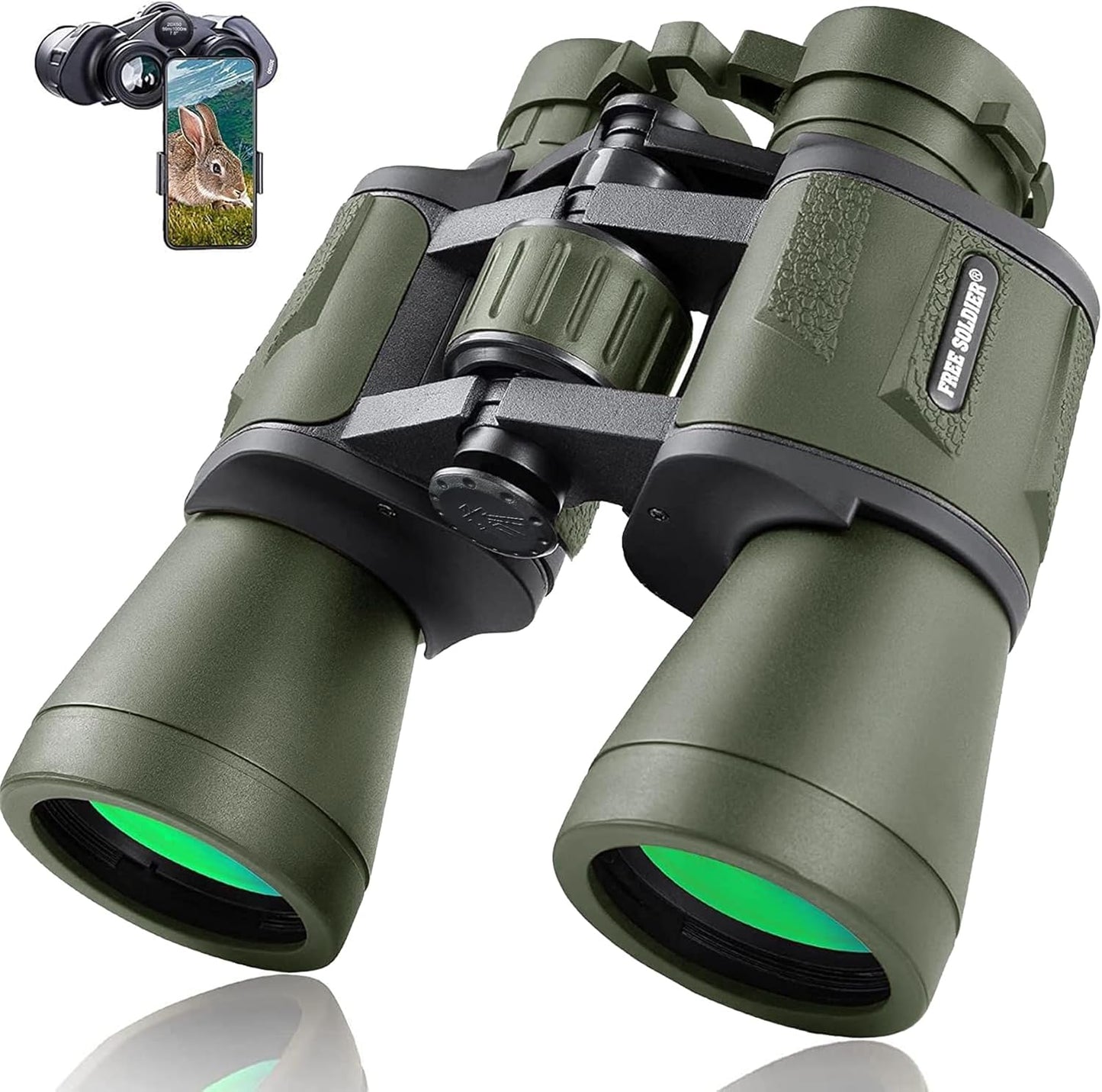 Wasserdichtes Fernglas, Grün