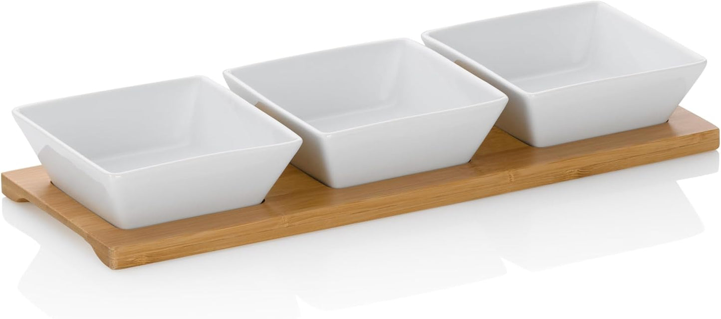 4-teiliges Servierschalen-Set Philipa, Weiß 4-teilig