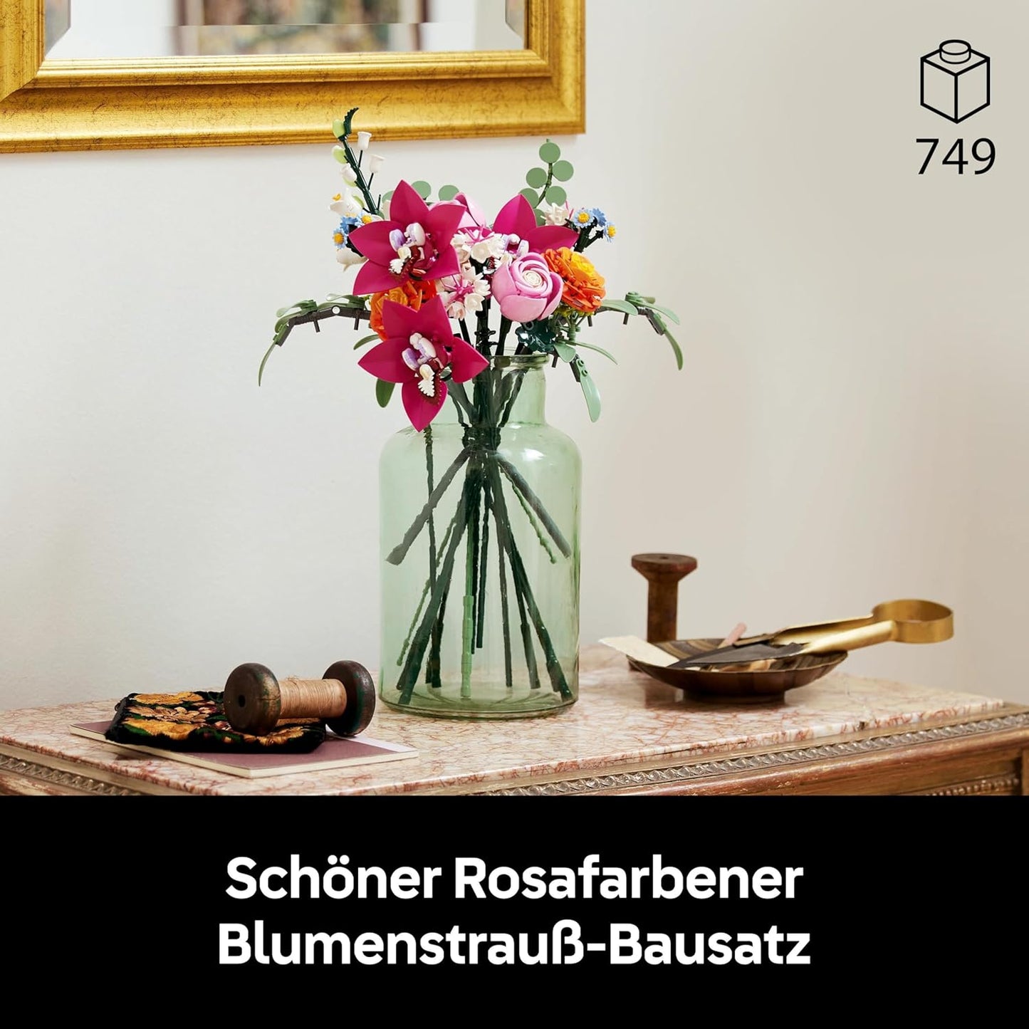 Schöner Rosafarbener Blumenstrauss
