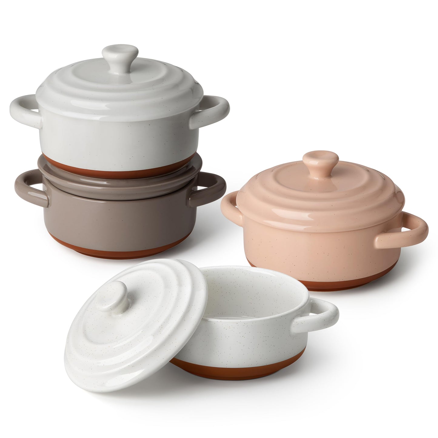 Mini Cocotte Auflaufform-Set, multi-color