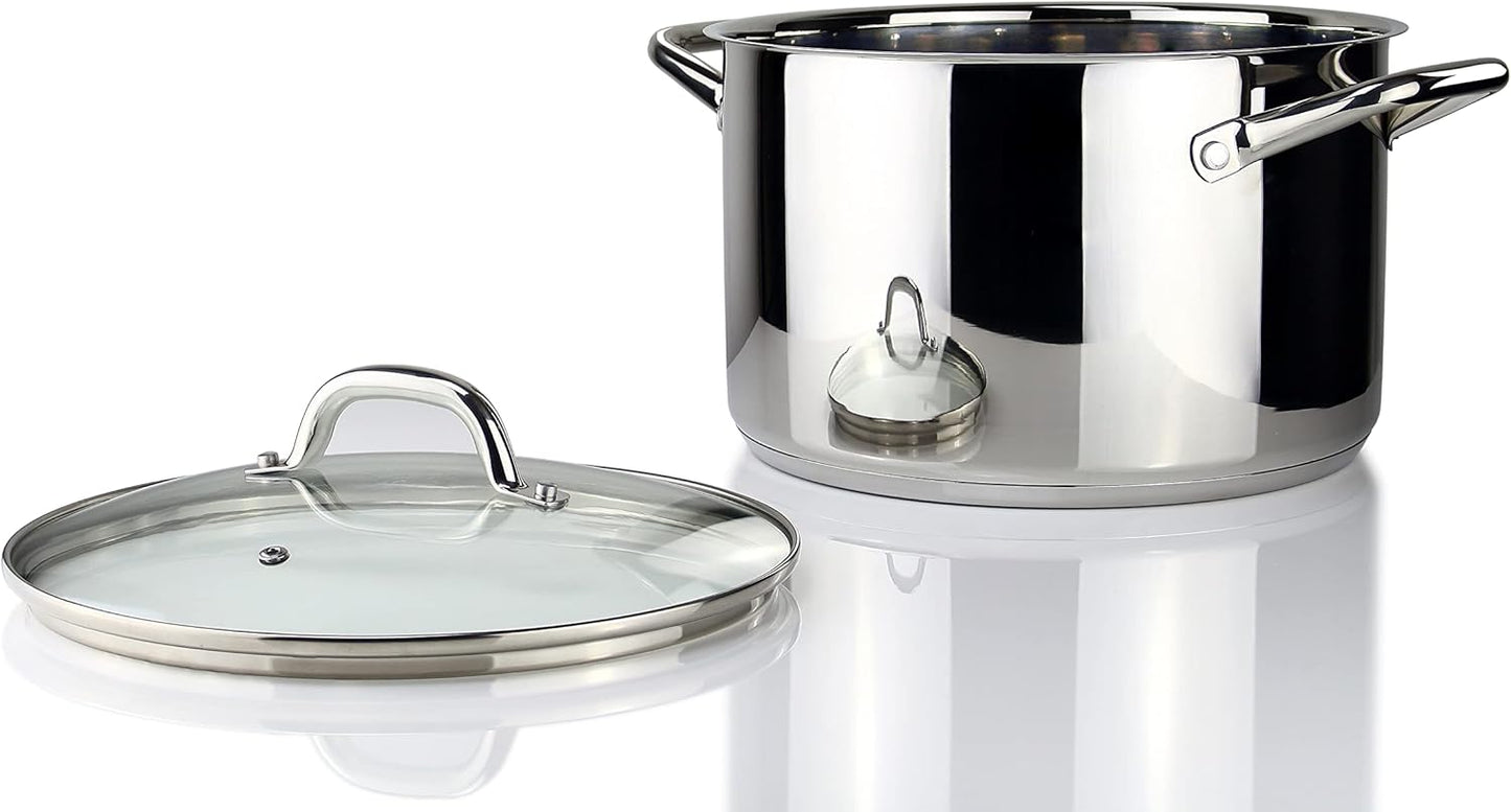 Topf mit Glasdeckel, 6,8 liter